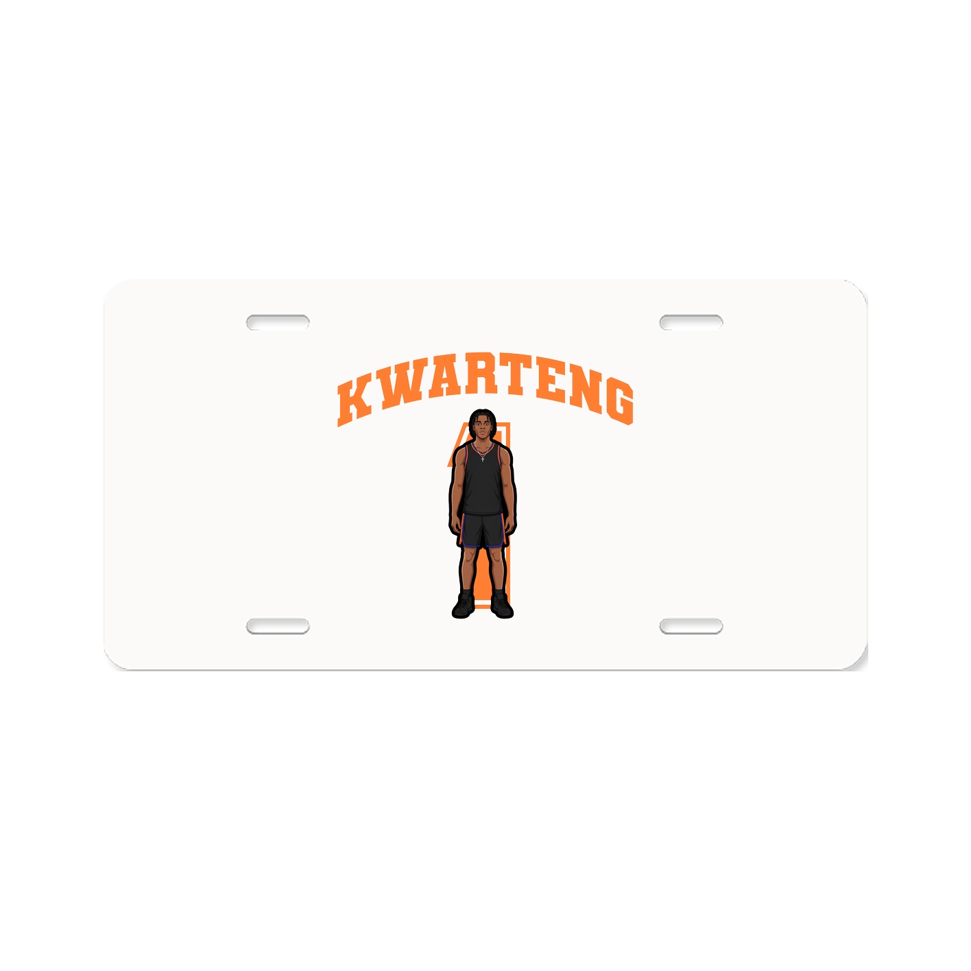 License Plate — Number in Classic