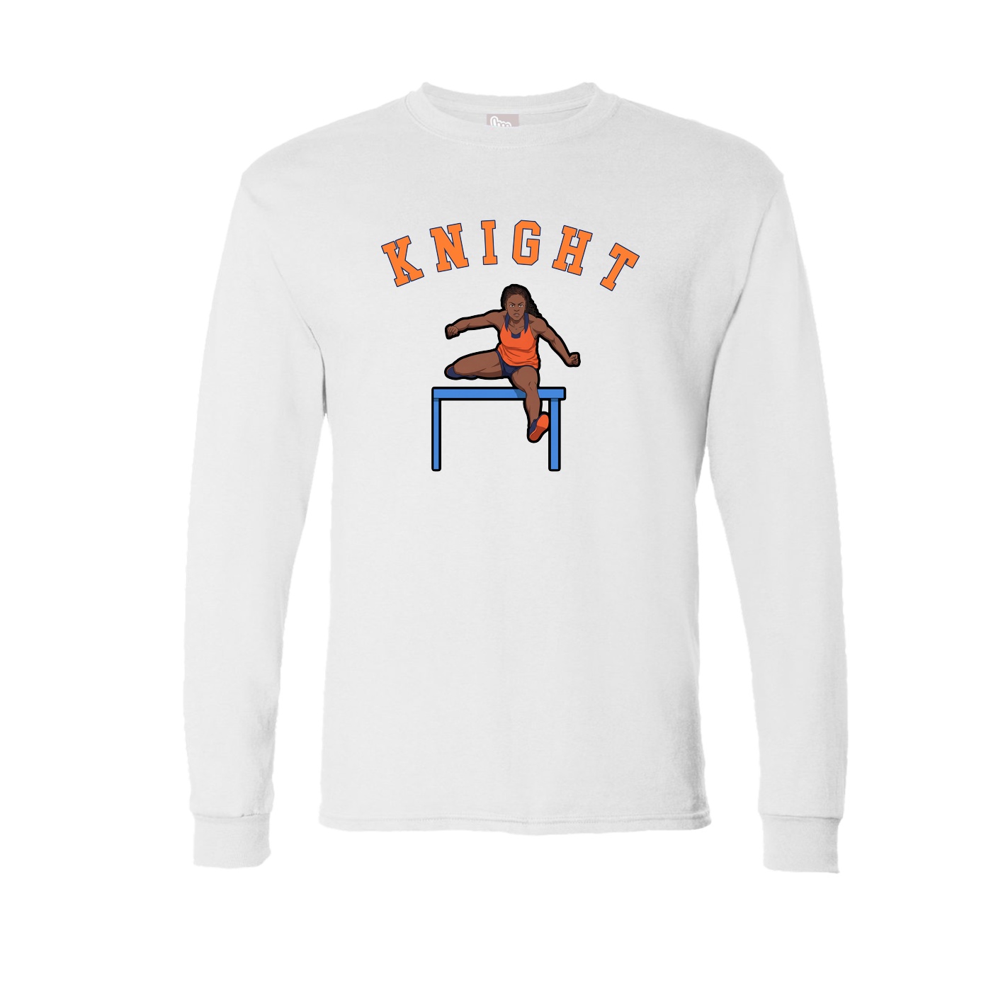 Long Sleeve Tee — Shirsey Arch in White