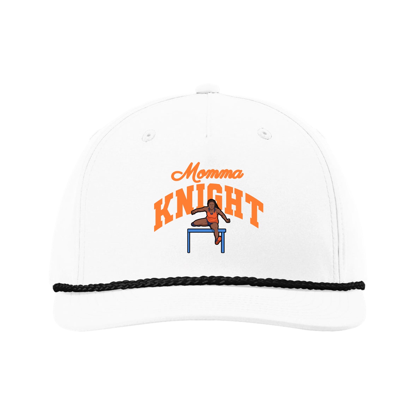 Five-Panel Classic Rope Cap — Mothers Day Arch in White