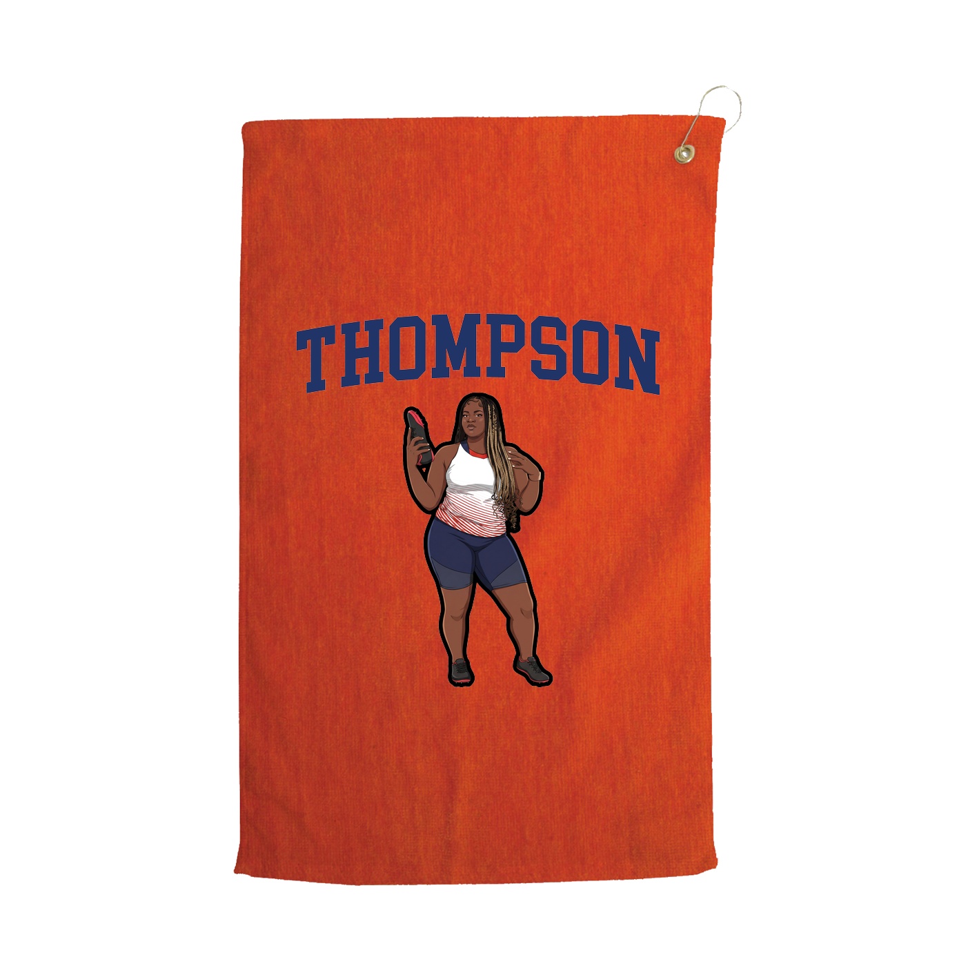 Golf Towel — Shirsey in Orange