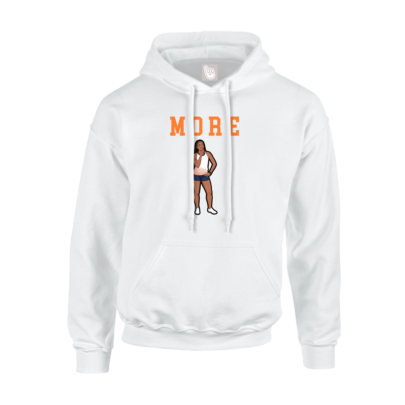 Hoodie — Shirsey in White