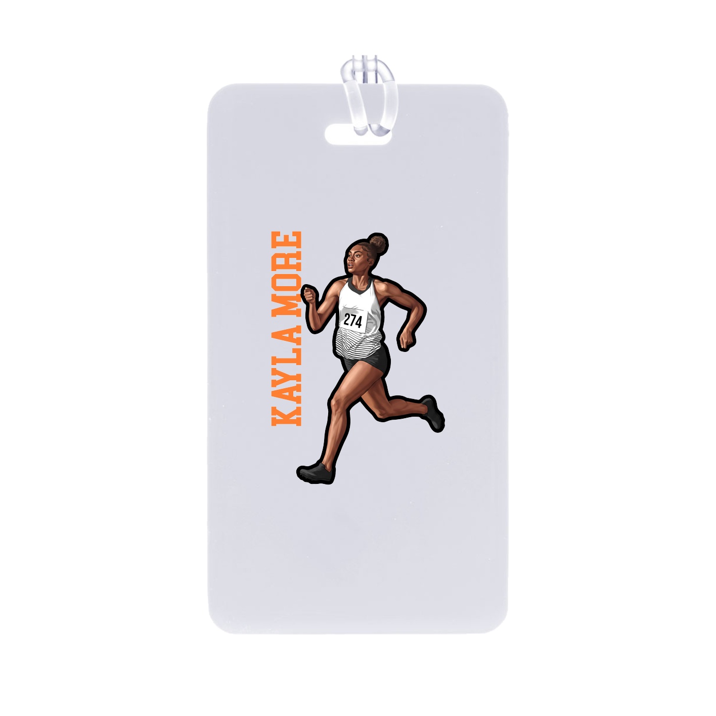 Bag Tag — Name Vertical in Classic