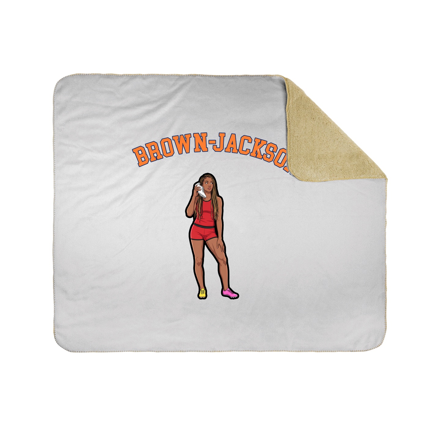 Throw Blanket — Shirsey Arch in White