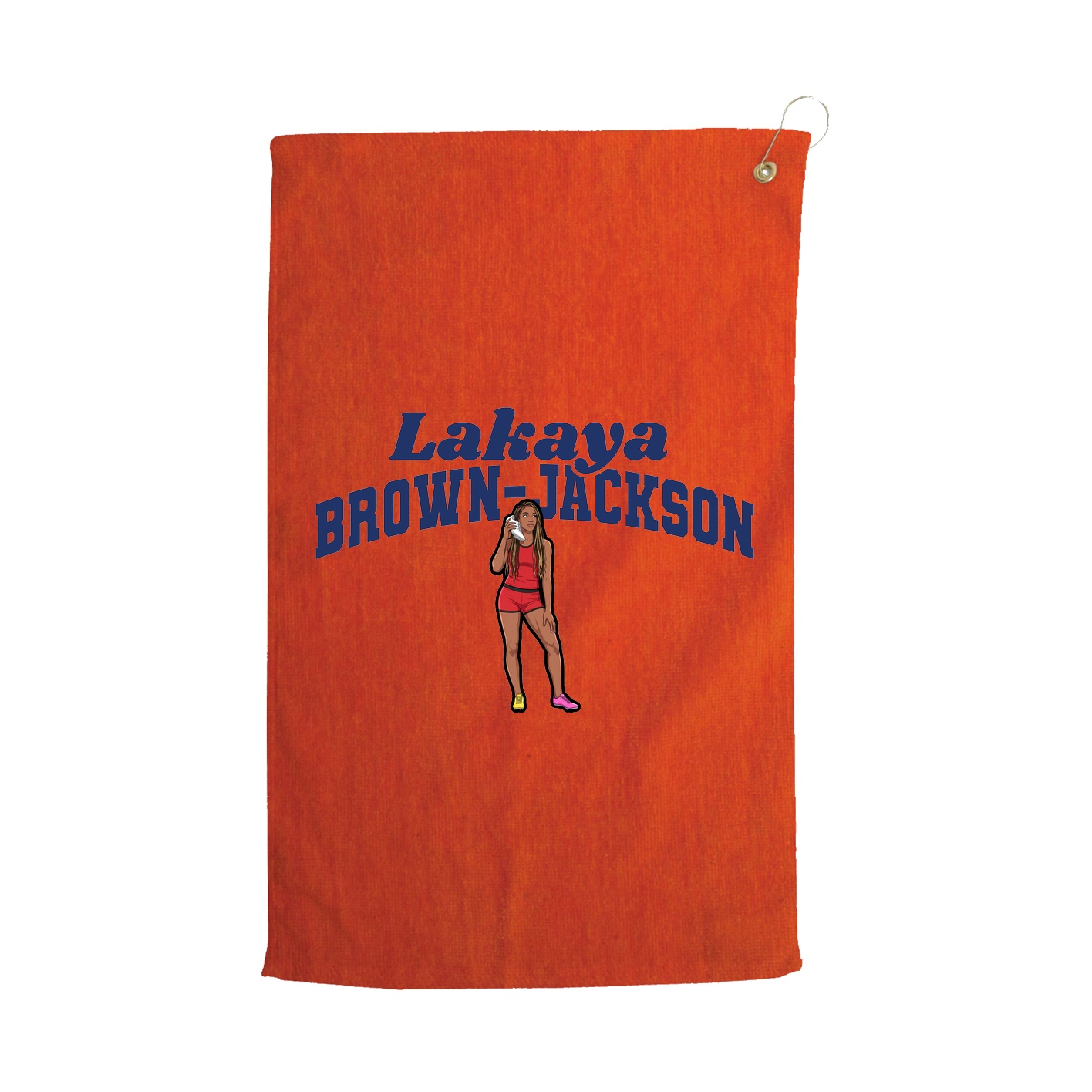 Golf Towel — Signature Arch in Orange