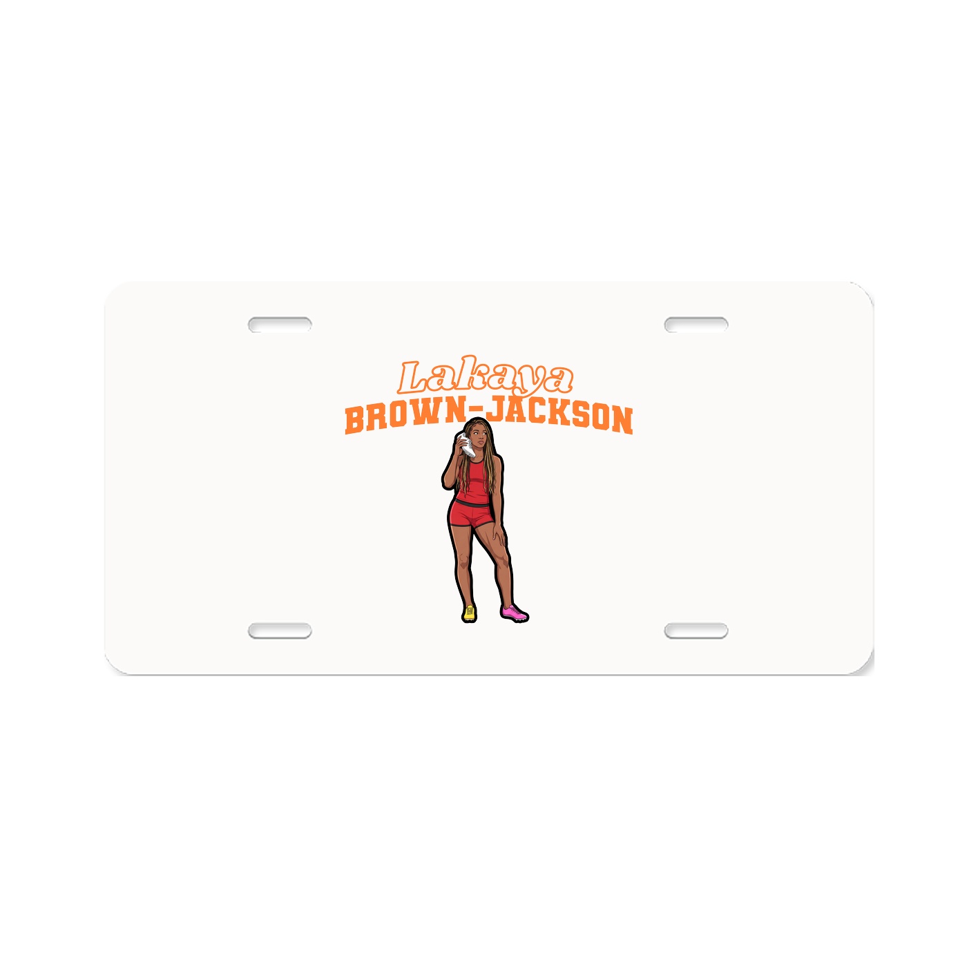 License Plate — Name Arch in Classic