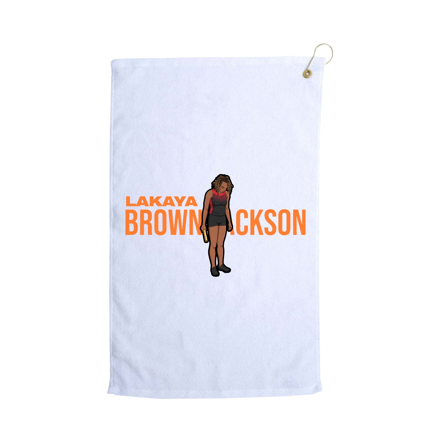 Golf Towel — Player Name in White