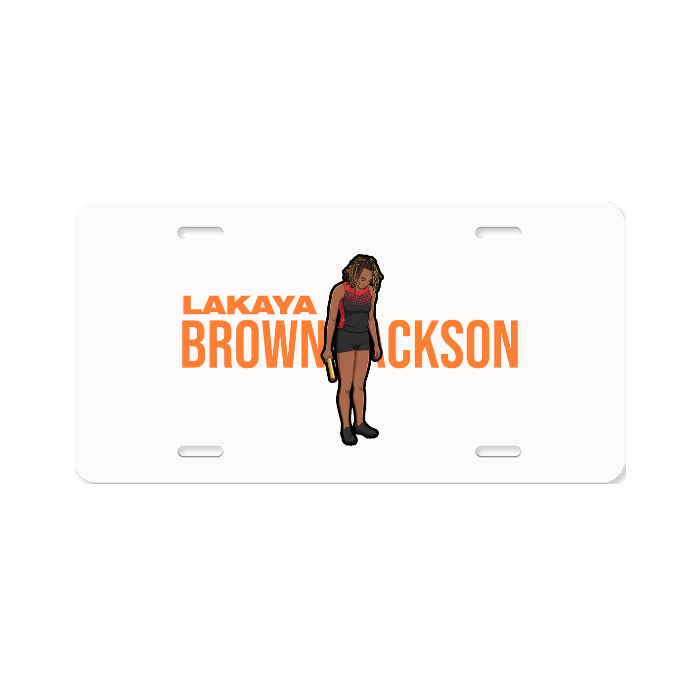 License Plate — Player Name in Classic