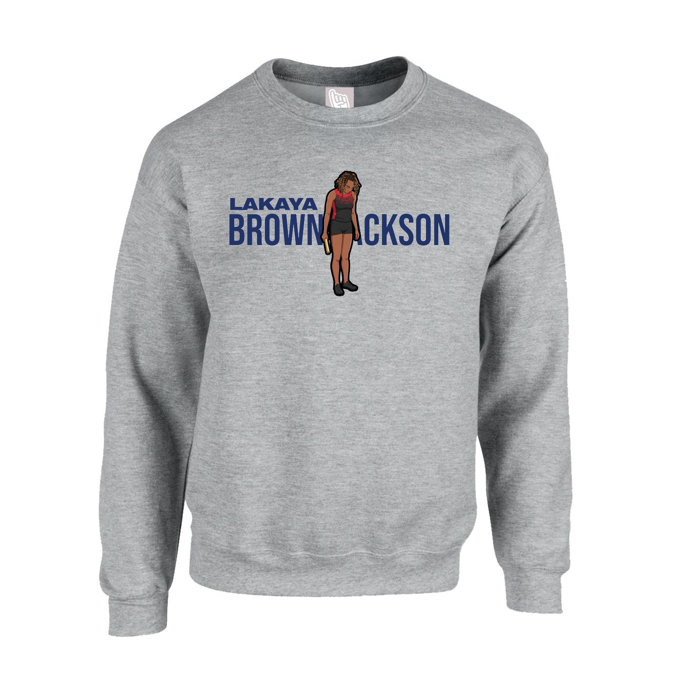 Fleece Crew — Player Name in Grey