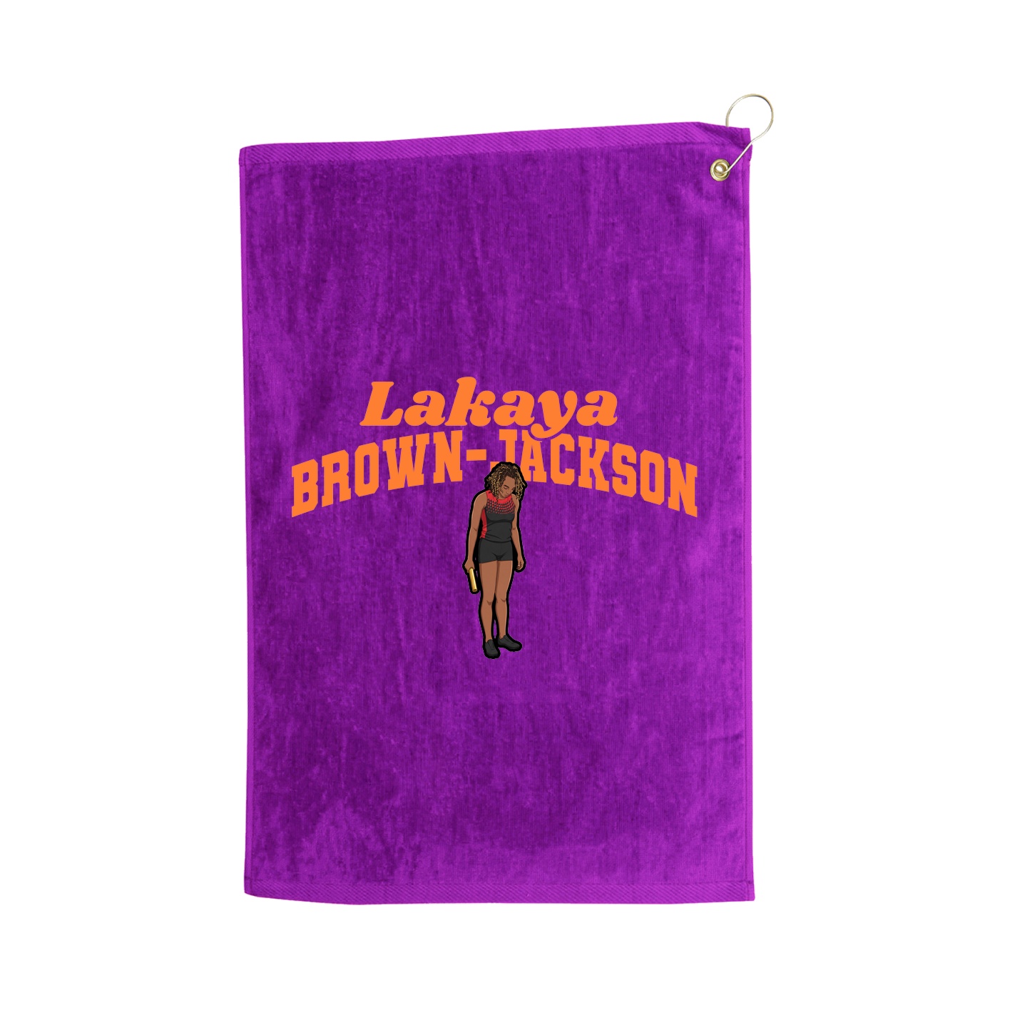 Golf Towel — Signature Arch in Purple