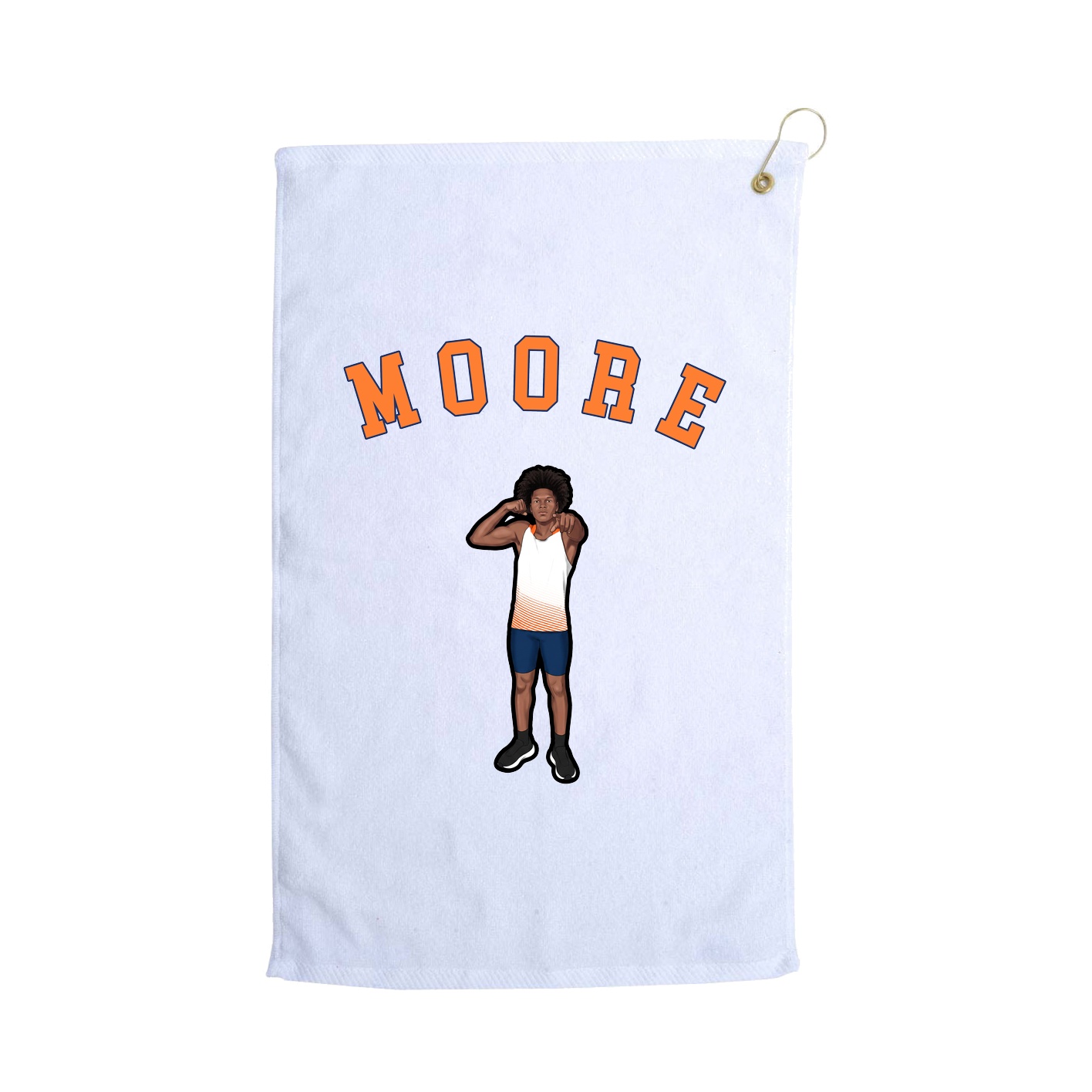 Golf Towel — Shirsey Arch in White
