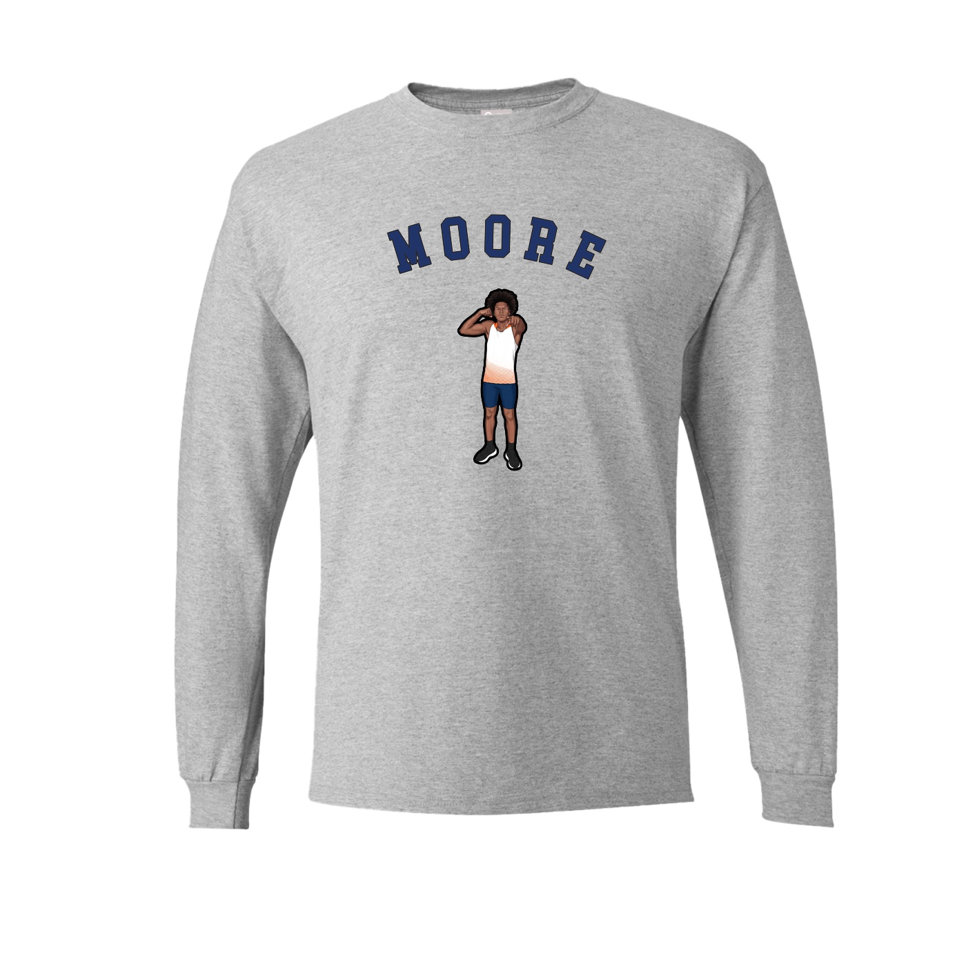 Long Sleeve Tee — Shirsey Arch in Grey