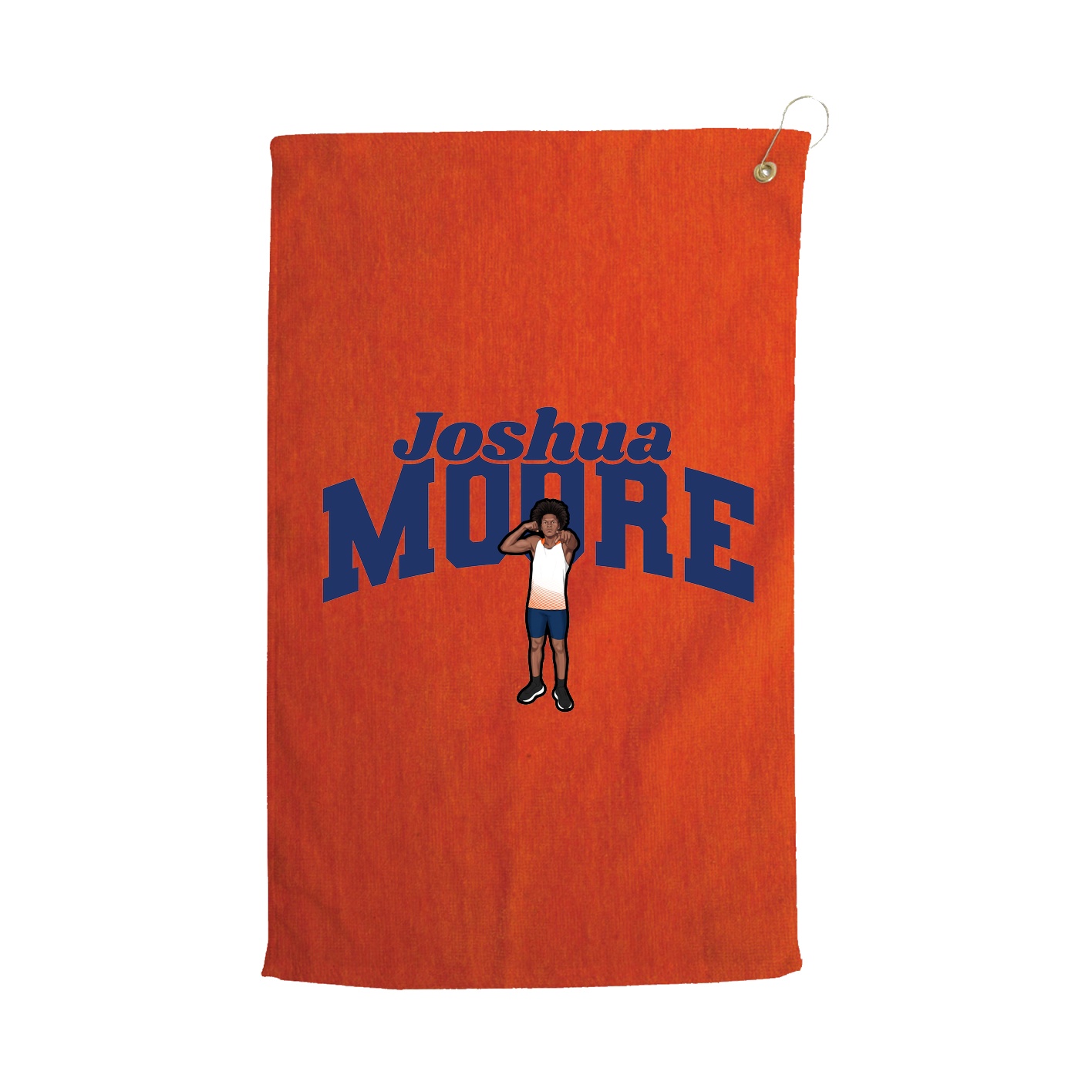 Golf Towel — Signature Arch in Orange