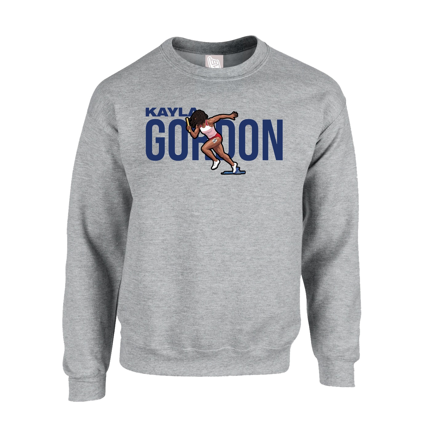 Fleece Crew — Player Name in Grey