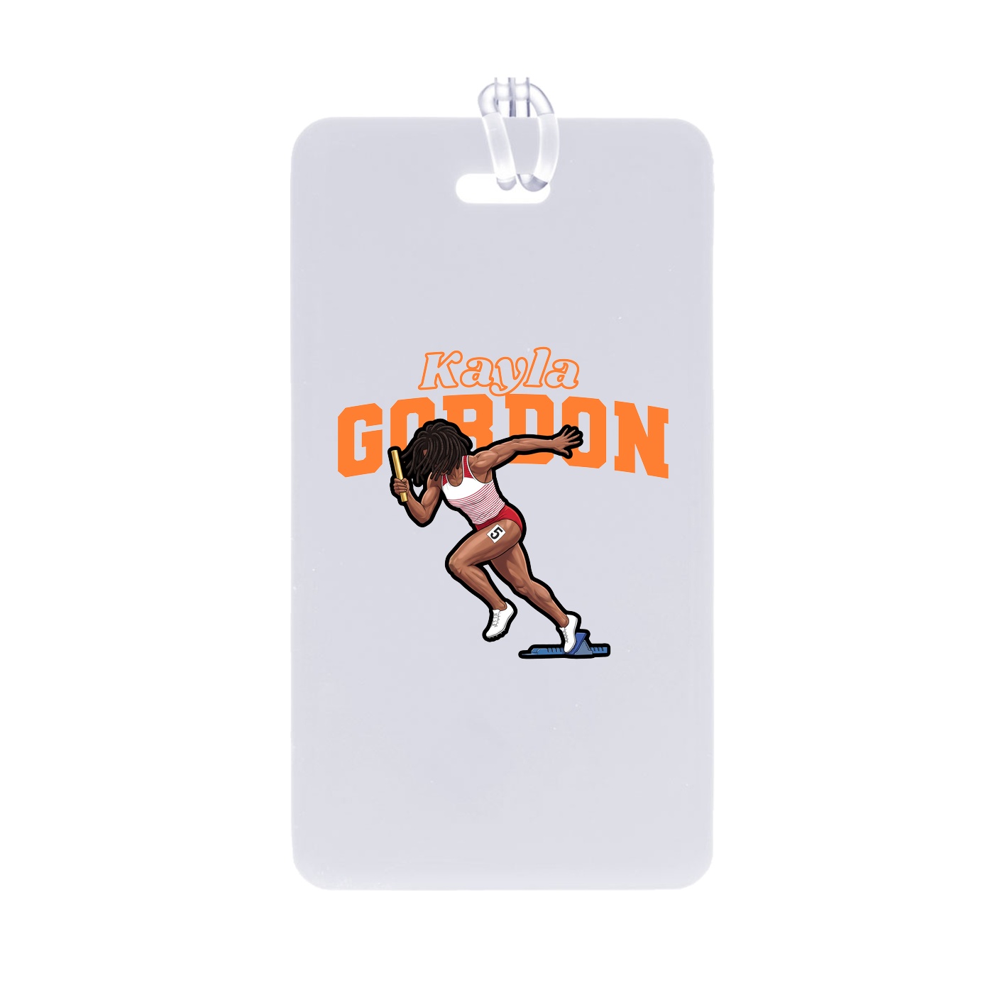 Bag Tag — Name Arch in Classic