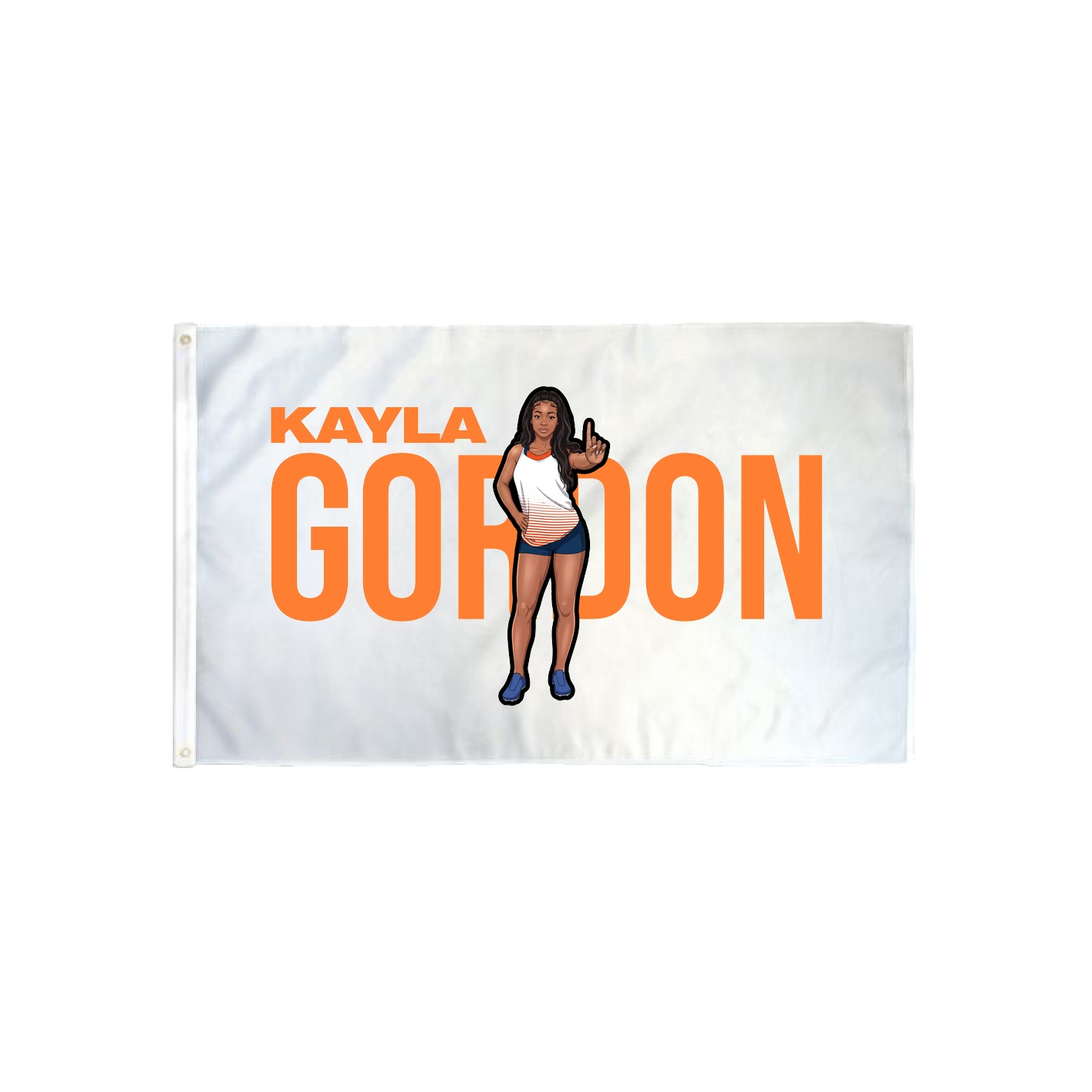 3x5 Flag — Player Name in Classic