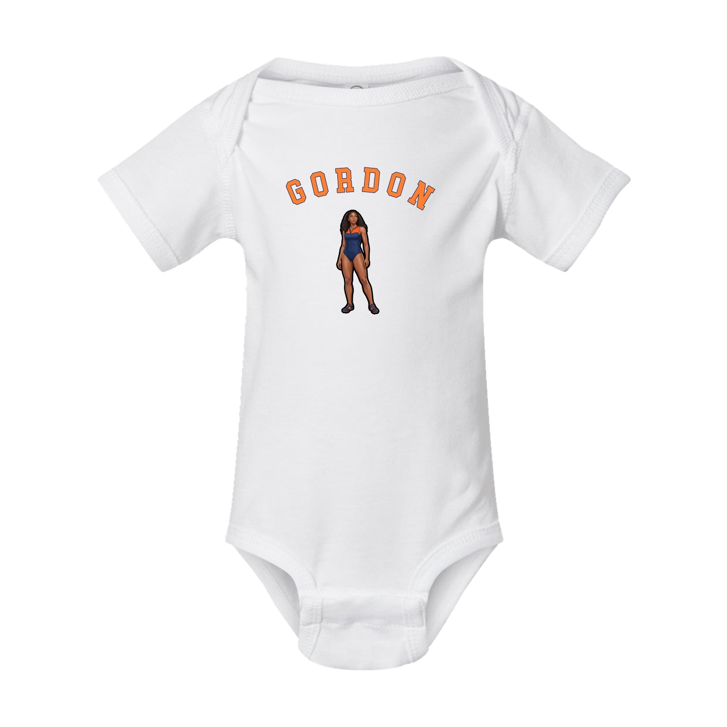 Baby Onesie — Shirsey Arch in White