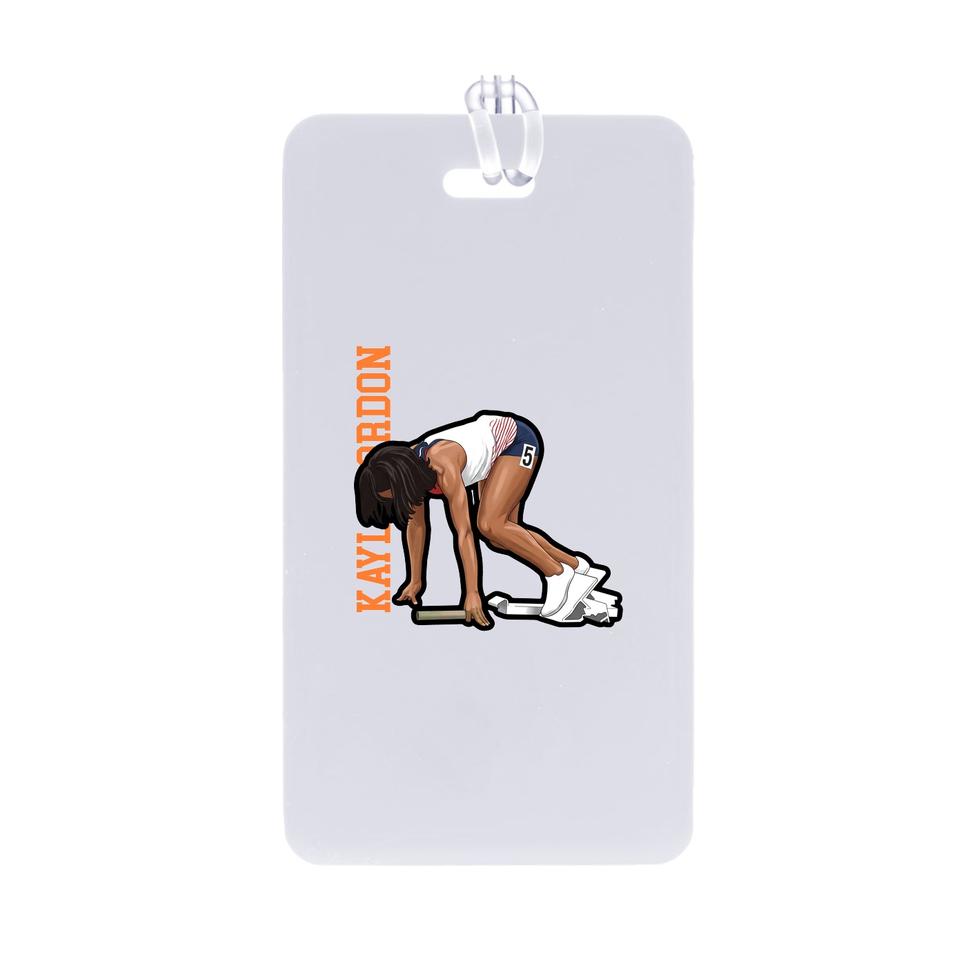 Bag Tag — Name Vertical in Classic