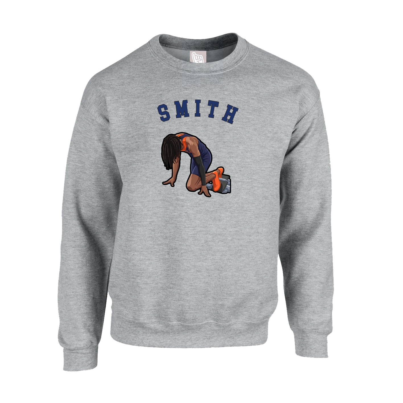 Fleece Crew — Shirsey Arch in Grey