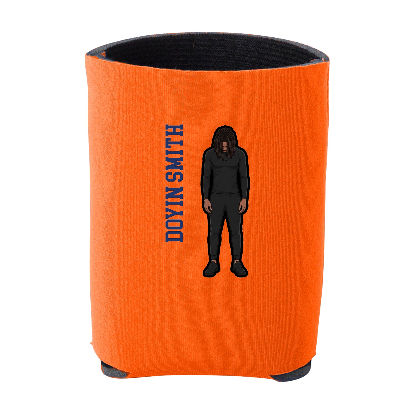 Can Holder — Name Vertical in Orange