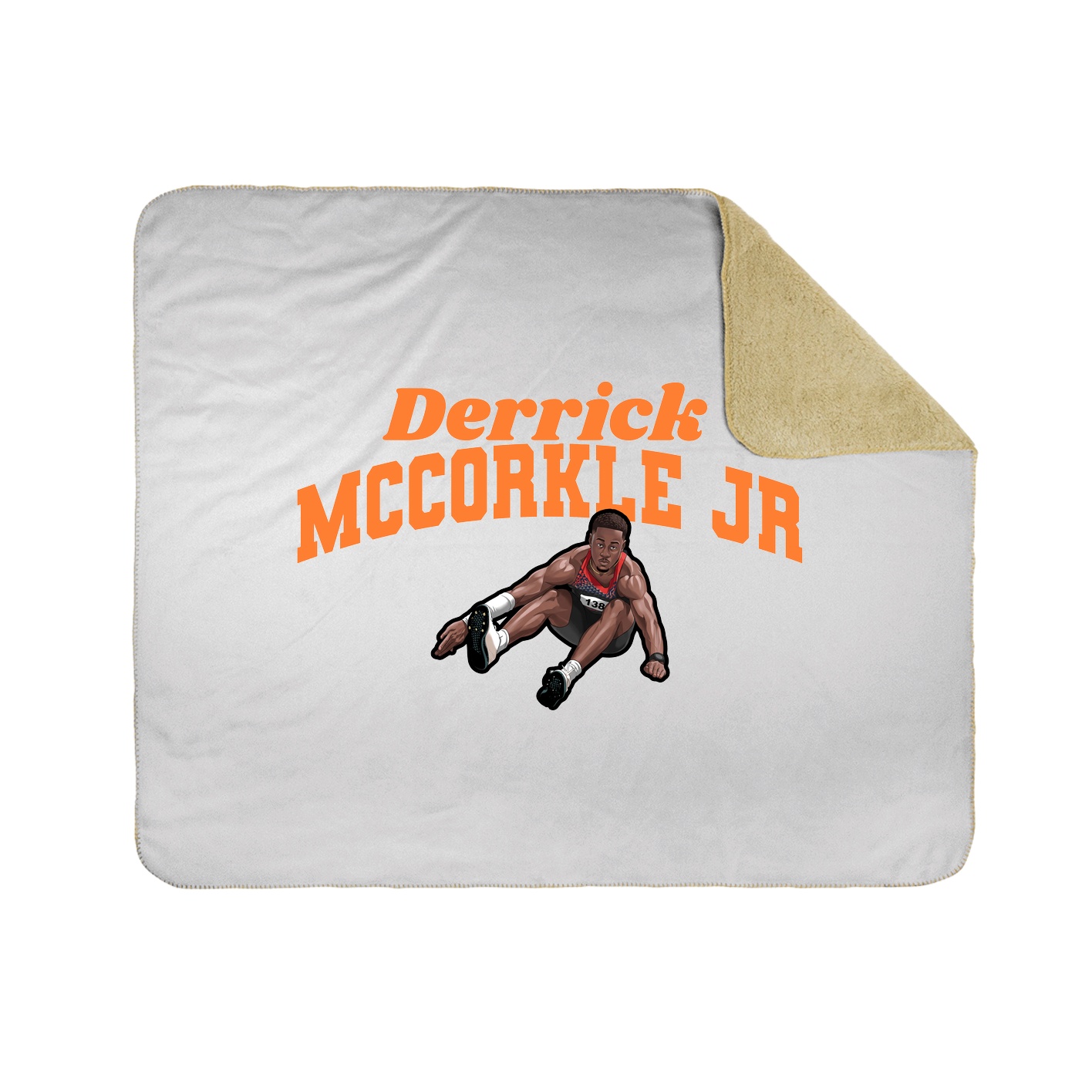 Throw Blanket — Signature Arch in White