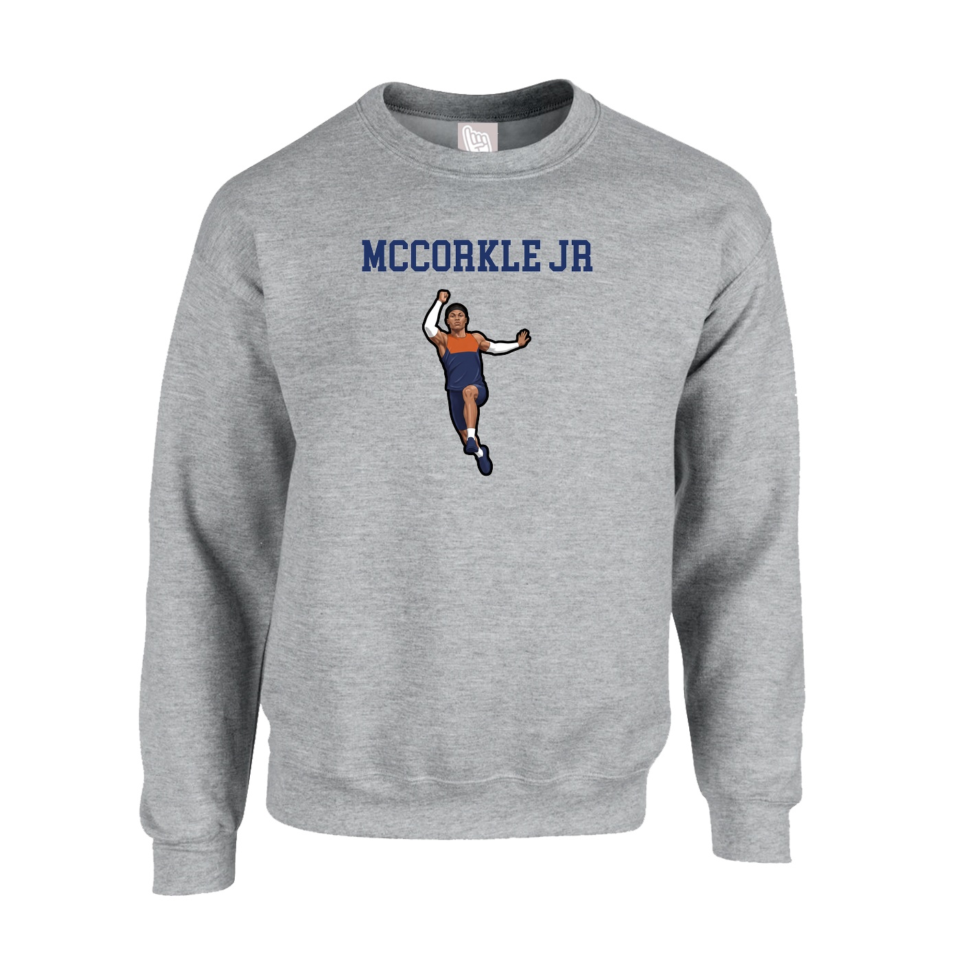 Fleece Crew — Shirsey in Grey