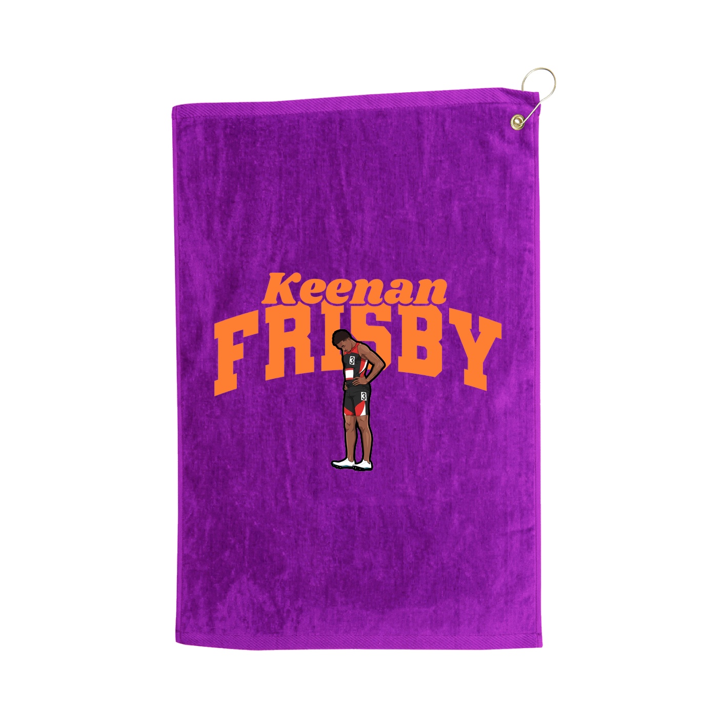 Golf Towel — Signature Arch in Purple