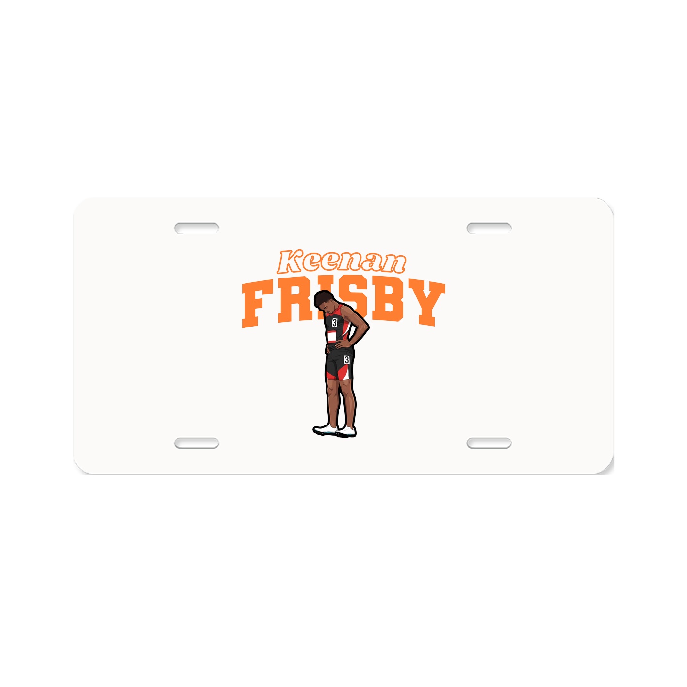 License Plate — Name Arch in Classic