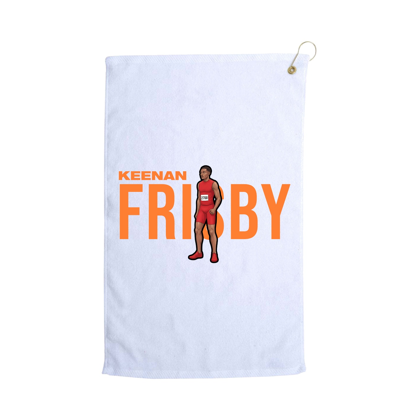 Golf Towel — Player Name in White