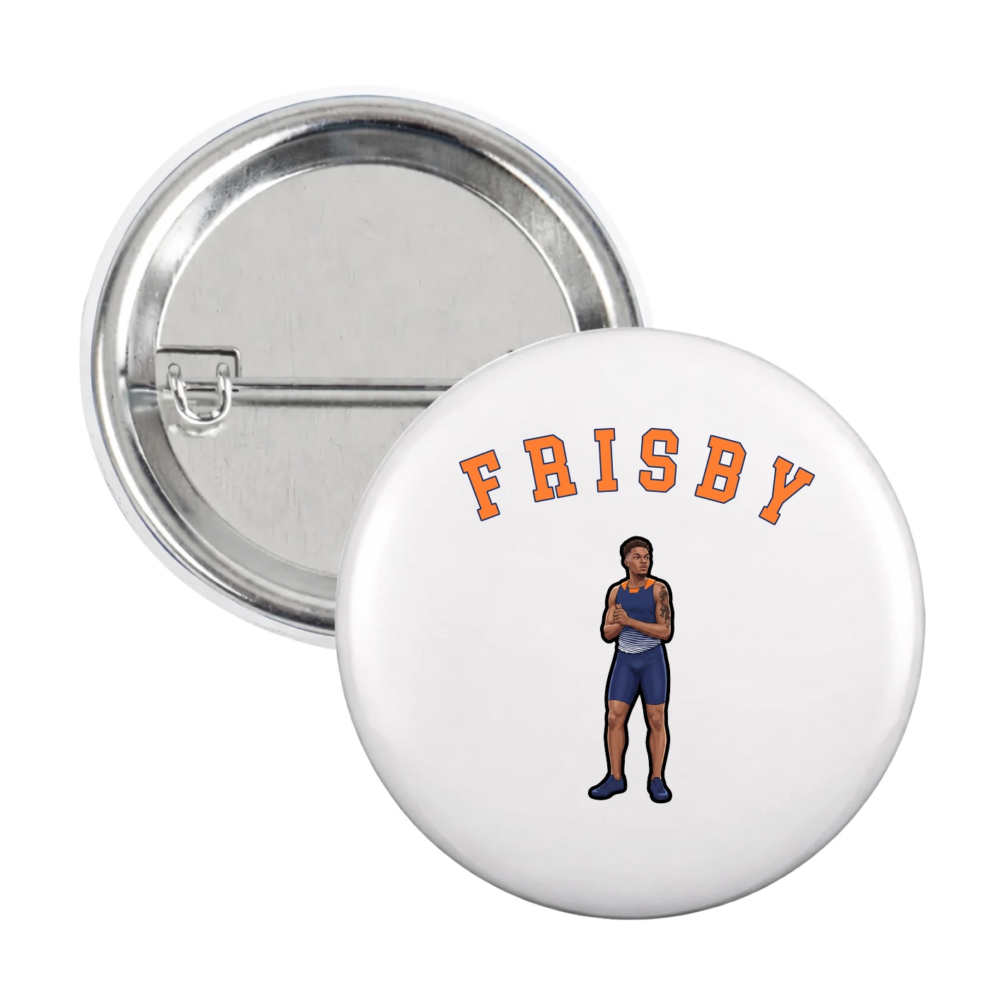 Game Day Button — Shirsey Arch in White