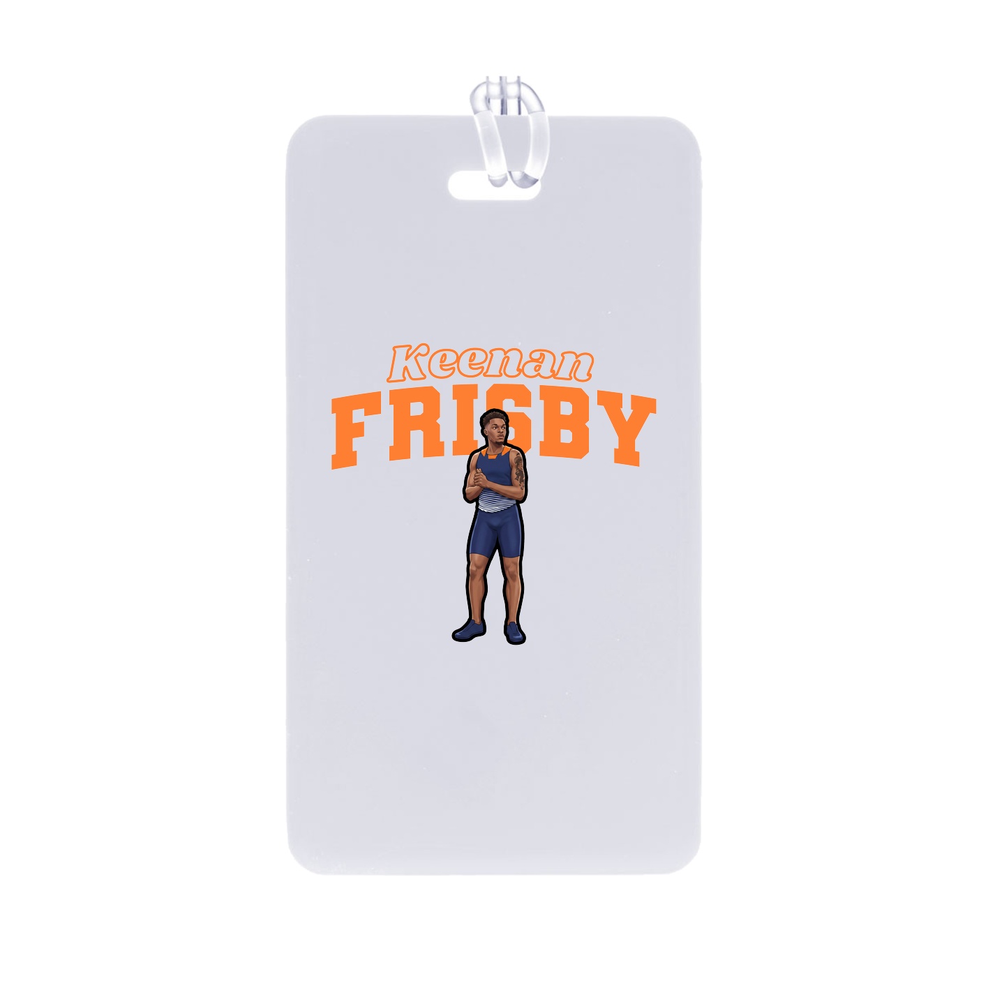 Bag Tag — Name Arch in Classic