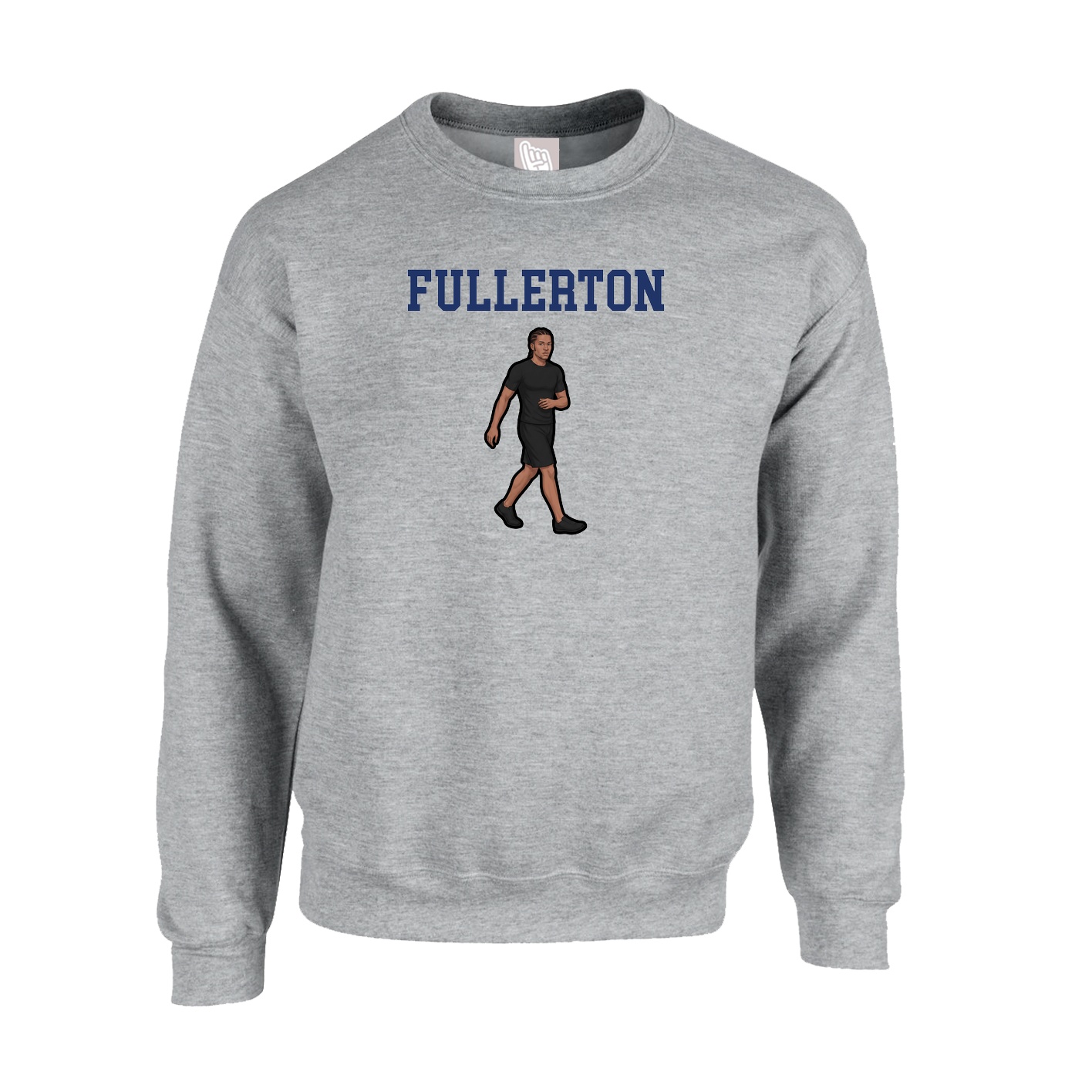 Fleece Crew — Shirsey in Grey