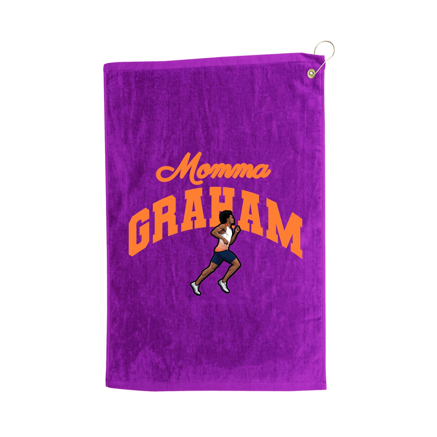 Golf Towel — Mothers Day Arch in Purple