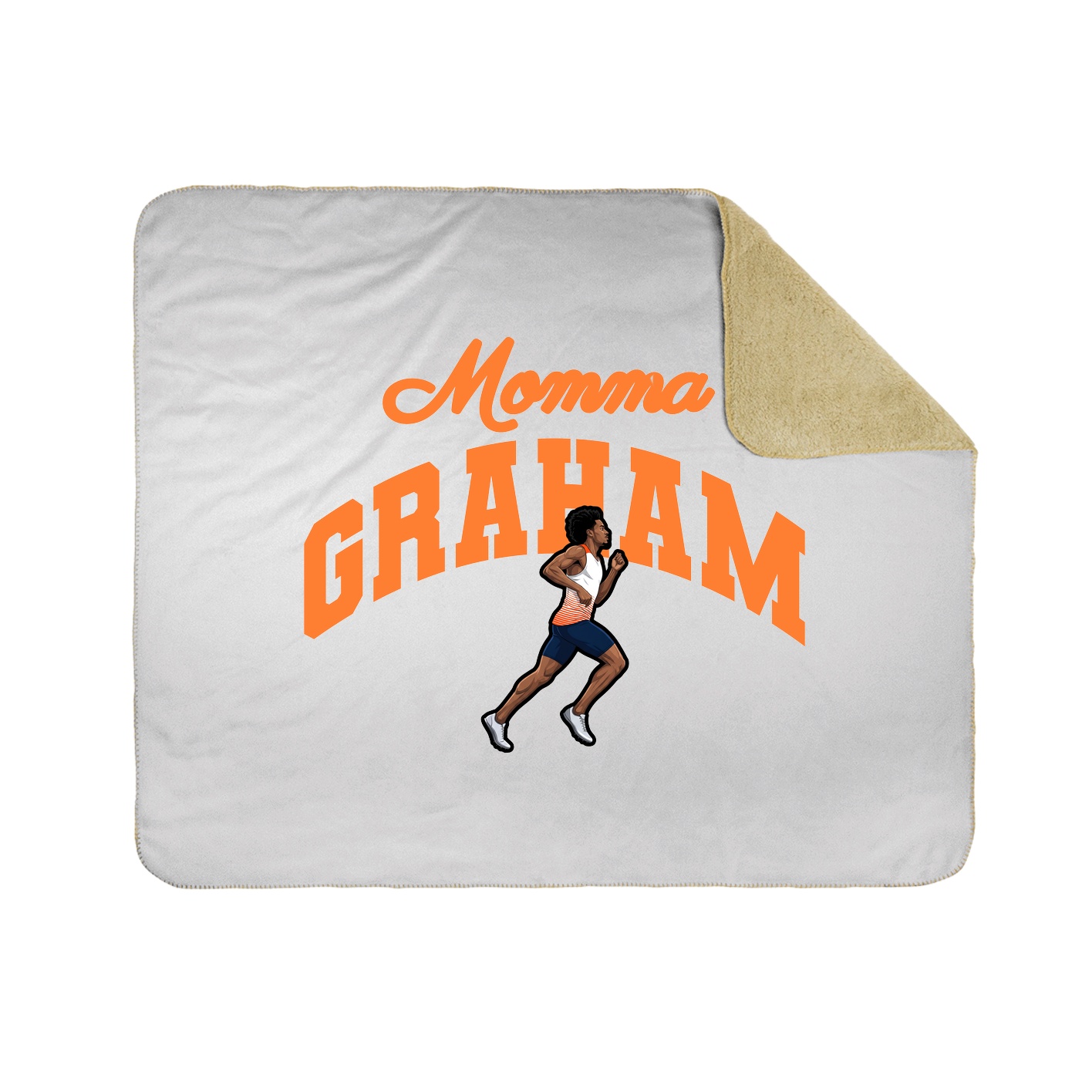 Throw Blanket — Mothers Day Arch in White