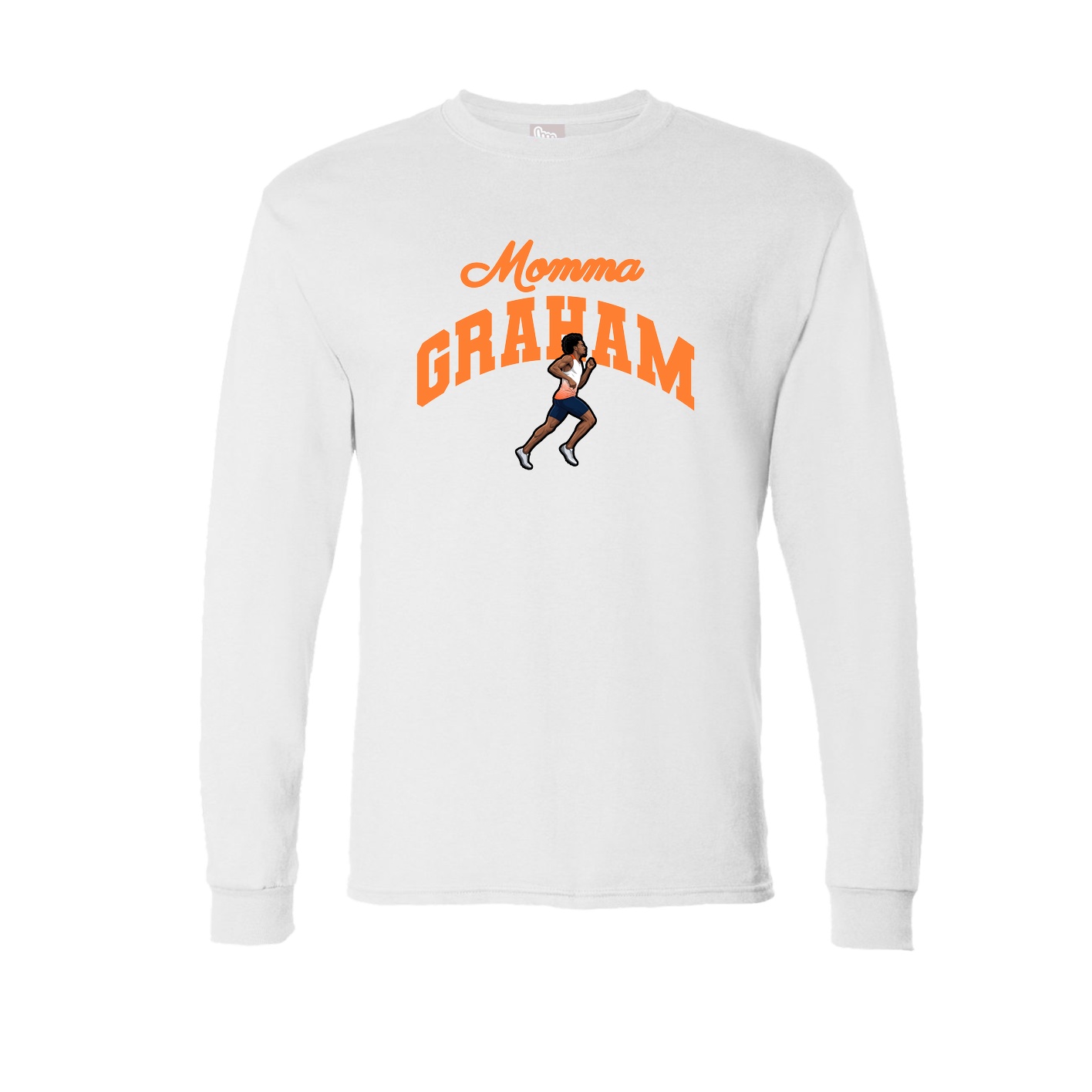 Long Sleeve Tee — Mothers Day Arch in White