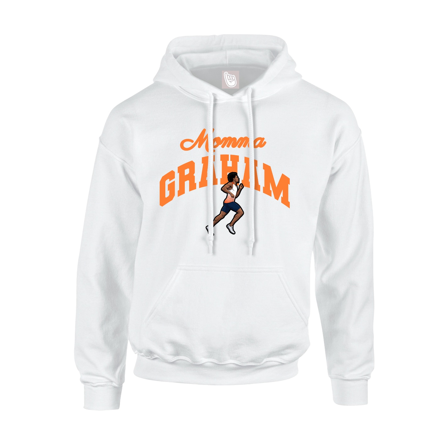 Youth Hoodie — Mothers Day Arch in White