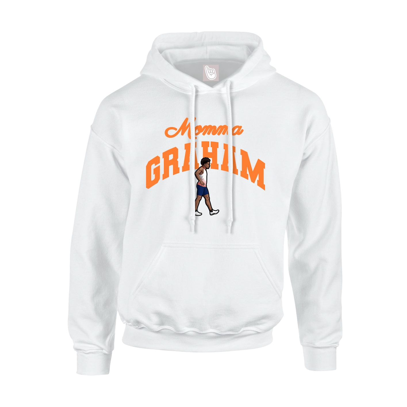 Youth Hoodie — Mothers Day Arch in White