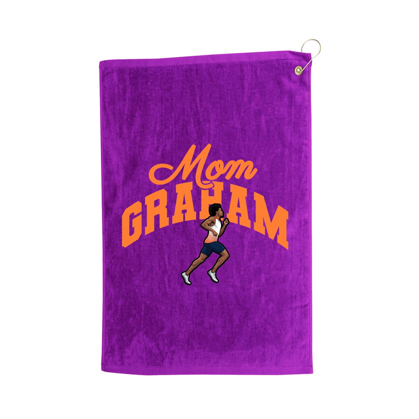 Golf Towel — Mothers Day Arch in Purple