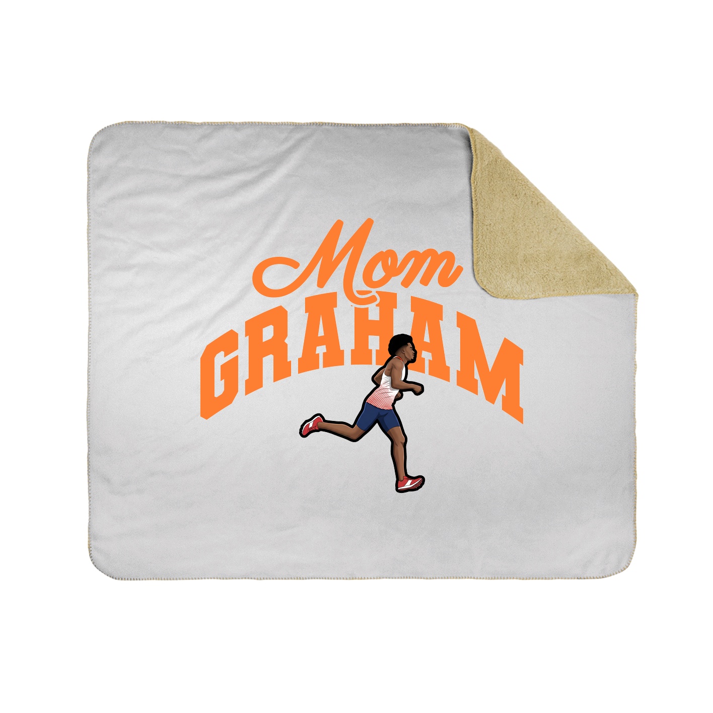 Throw Blanket — Mothers Day Arch in White