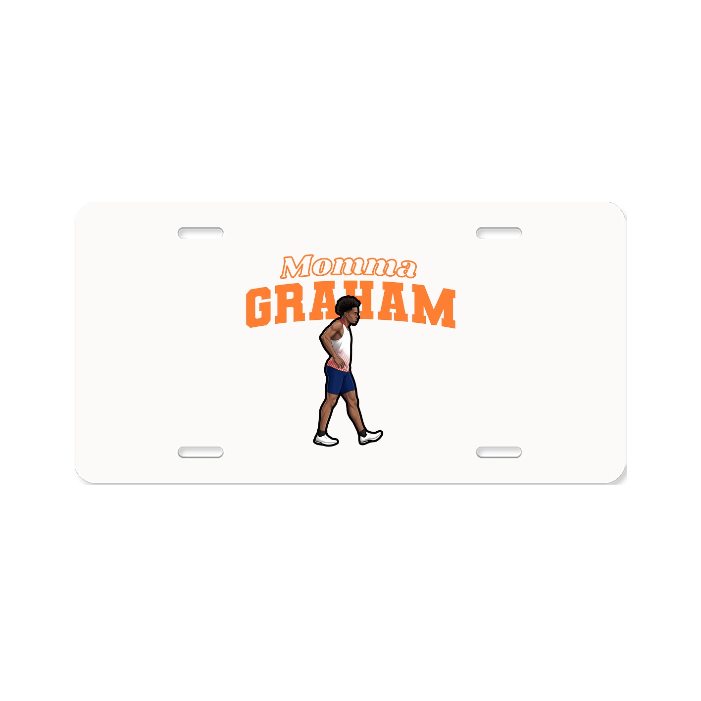 License Plate — Mothers Day Block in Classic