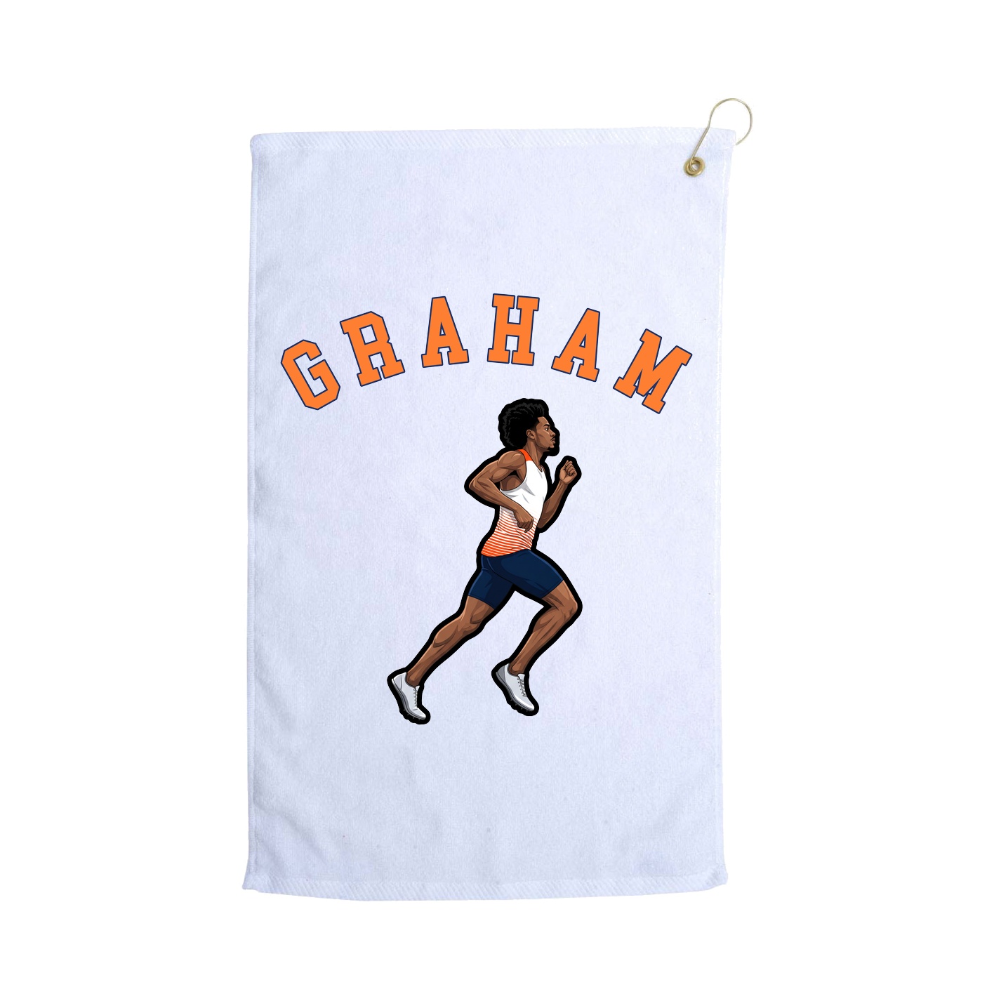 Golf Towel — Shirsey Arch in White