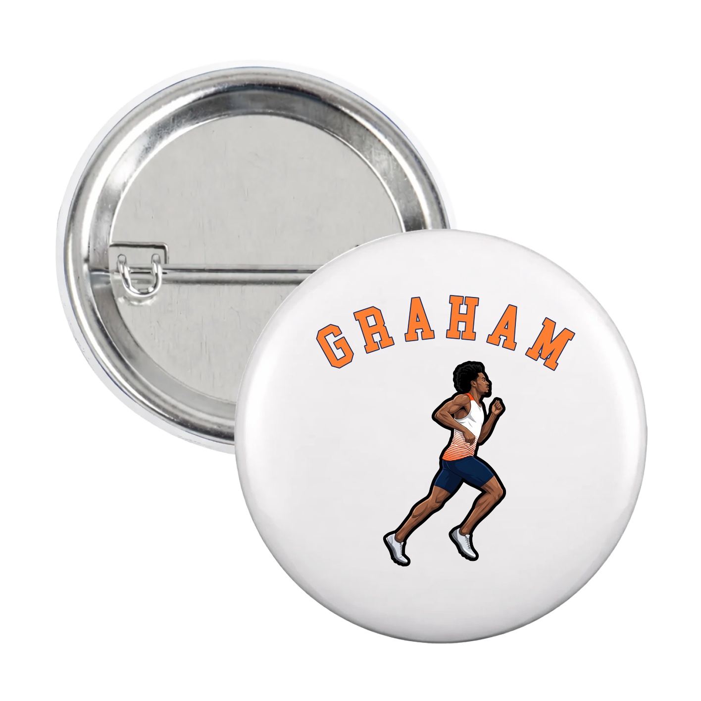 Game Day Button — Shirsey Arch in White