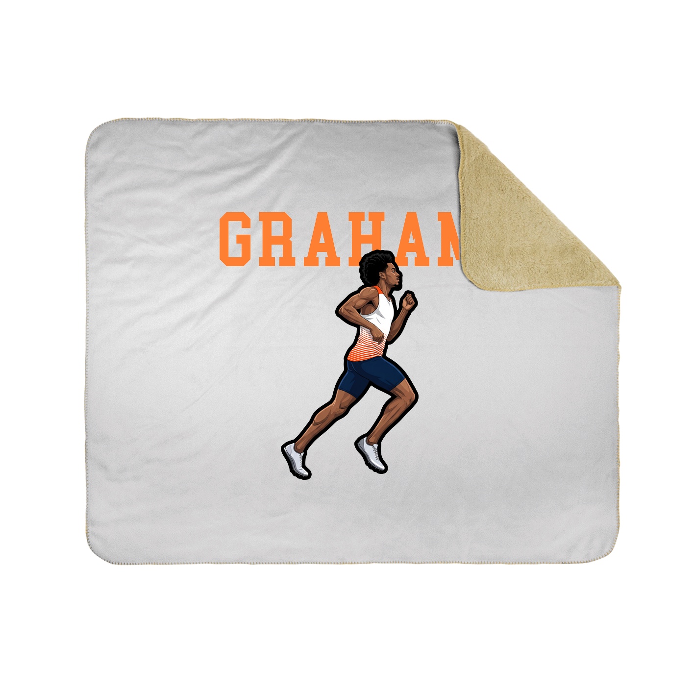 Throw Blanket — Shirsey in White