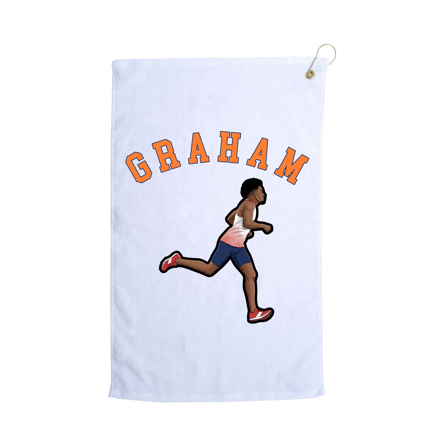 Golf Towel — Shirsey Arch in White