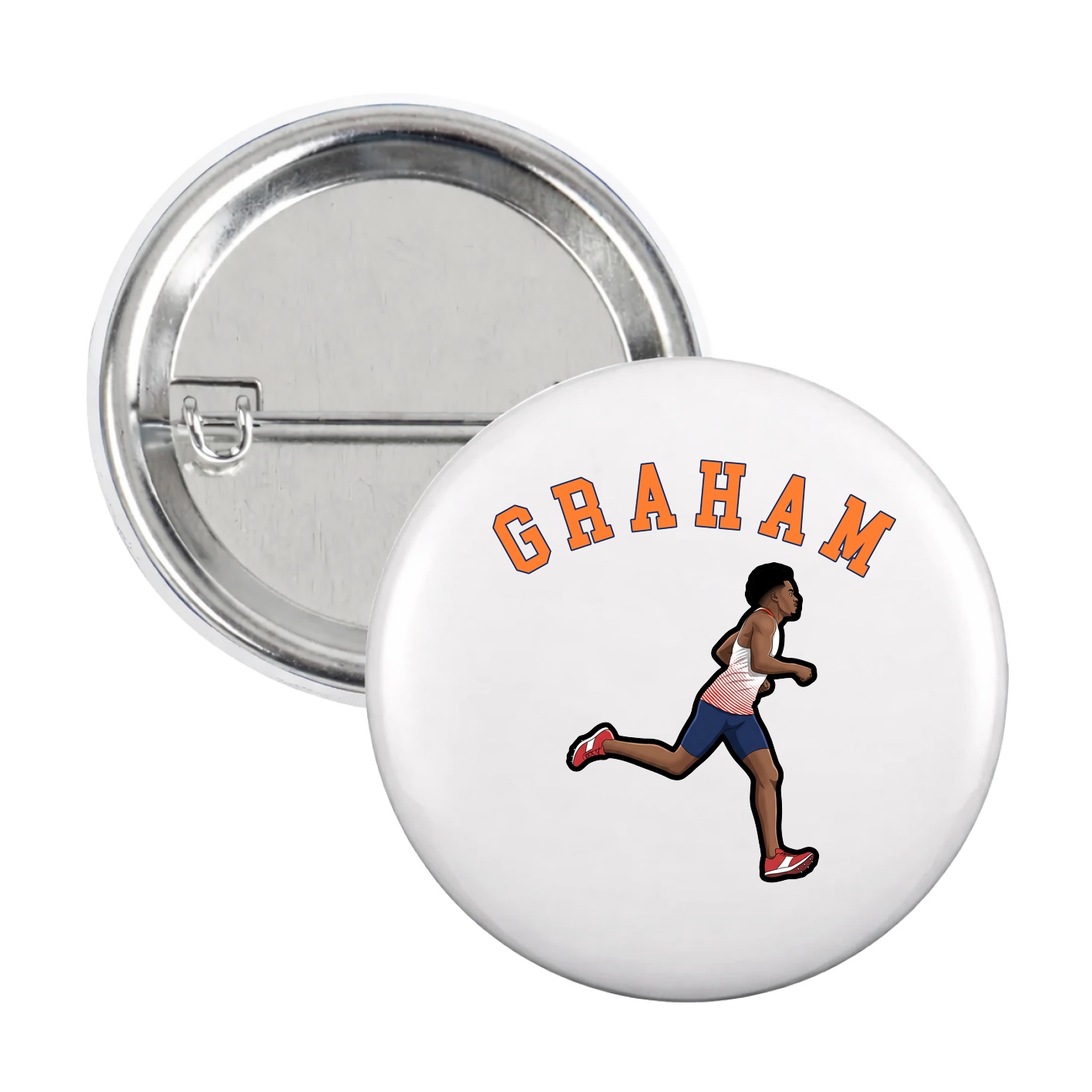 Game Day Button — Shirsey Arch in White