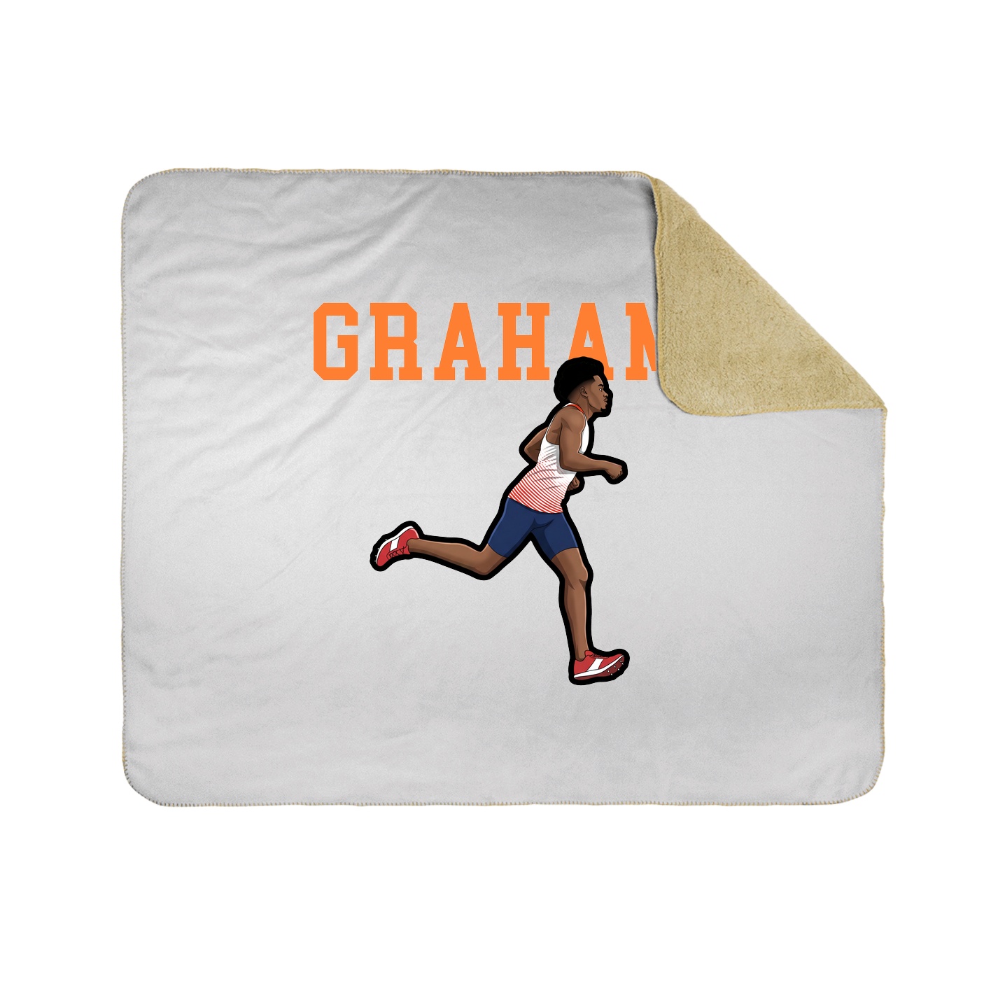 Throw Blanket — Shirsey in White