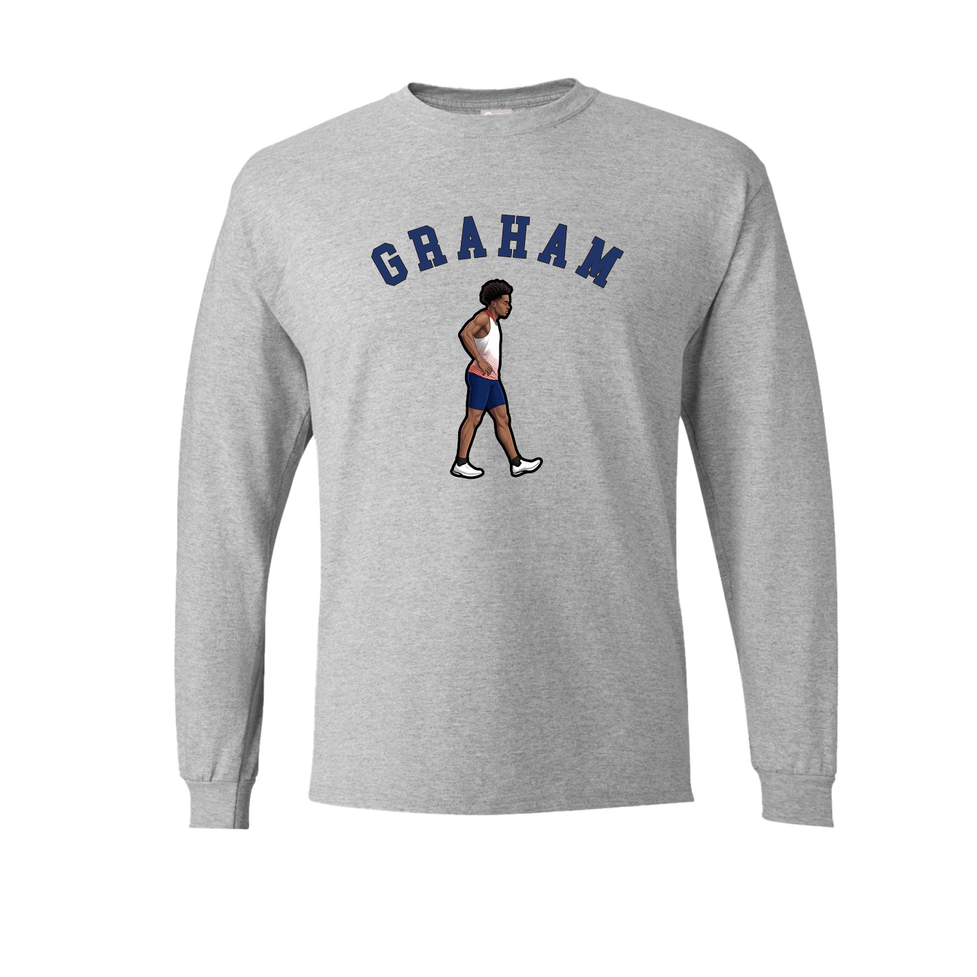 Long Sleeve Tee — Shirsey Arch in Grey