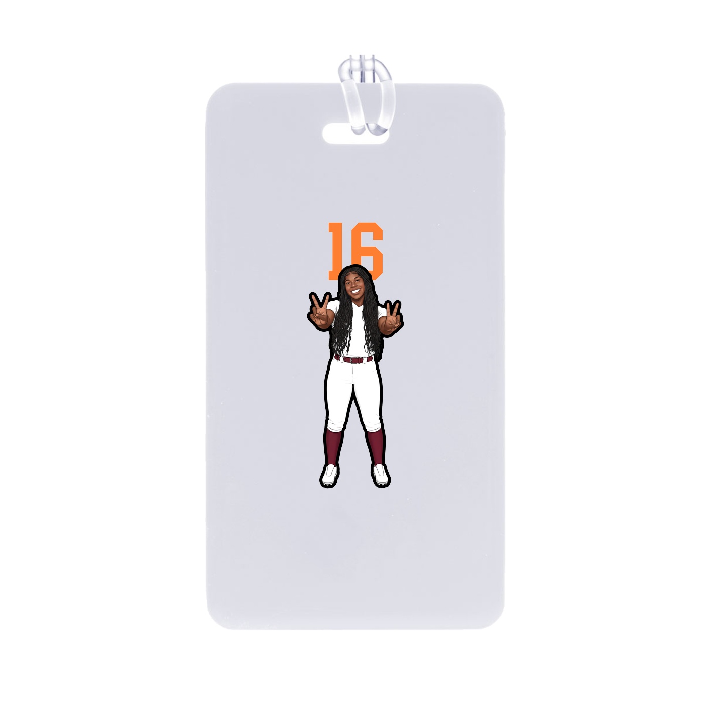 Bag Tag — Number Top in Classic