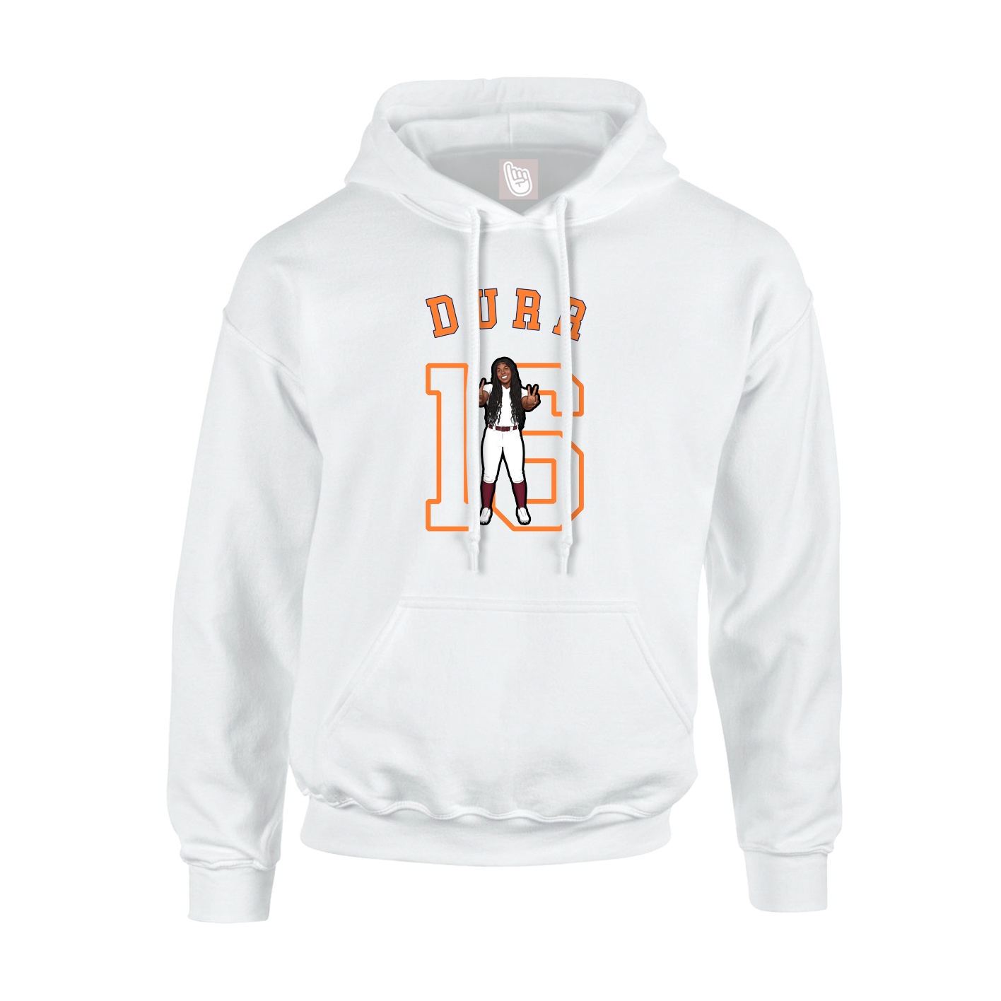 Youth Hoodie — Shirsey Arch in White