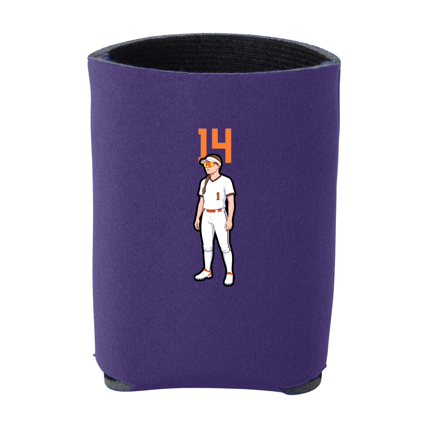 Can Holder — Number Top in Purple
