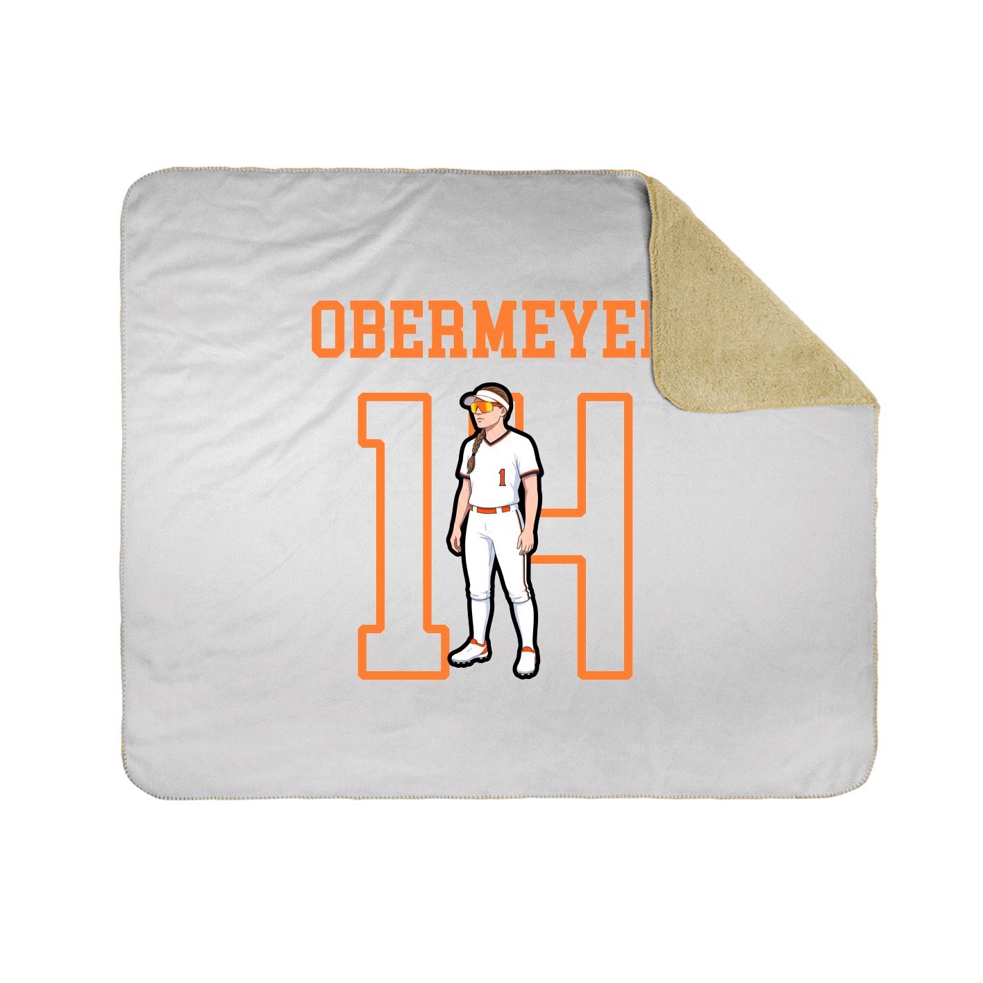 Throw Blanket — Shirsey in White